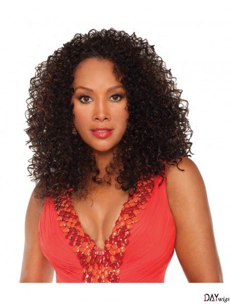 Indian Remy Capless Shoulder Curly Brown Real Hair Half Wigs