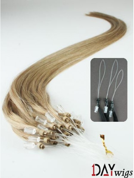 Good Blonde Straight Micro Loop Ring Hair Extensions