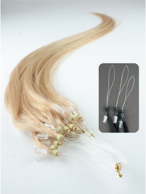 Ideal Blonde Straight Micro Loop Ring Hair Extensions