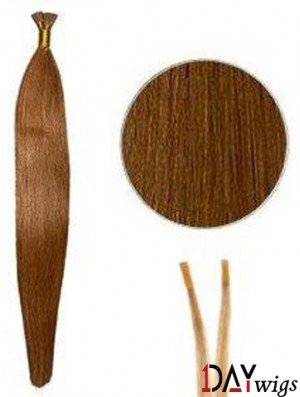 Auburn Straight Stick/I Tip Hair Extensions