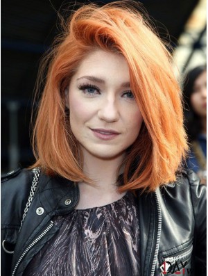 Synthetic Bob Hair Nicola Roberts Wigs Remy With Capless Bobs Cut Cropped Color