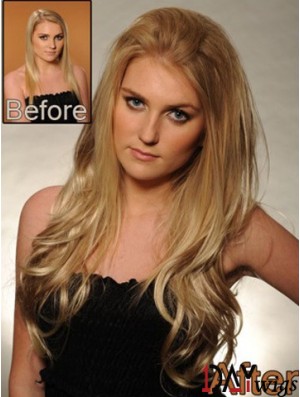 Radiant Beauty Blonde Wavy Long Synthetic Lace Front Wigs