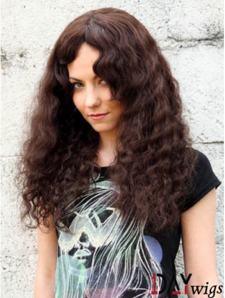 Real Curly Wigs With Capless Curly Style Long Length