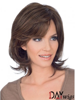 Refined Lace Front Straight Chin Length Remy Real Lace Wigs