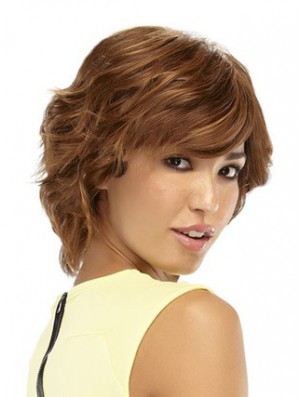 11 inch Great Auburn Layered Monofilament Wigs