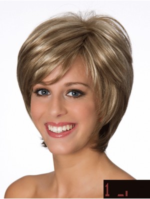 Layered Wavy Blonde 8 inch Real Real Wigs