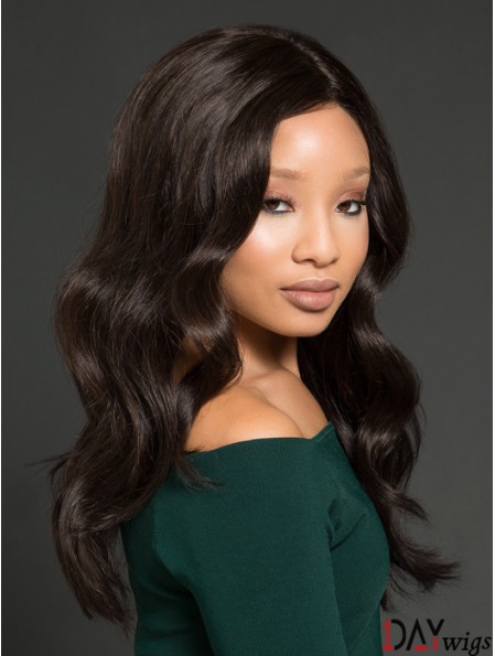 African American Wigs With Remy Real Full Lace Wavy Style