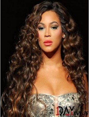 Brazilian Capless Curly Long Auburn  Curli Remi Hair