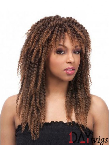 Wigs African American Cheap UK With Capless Kinky Style Layered Cut