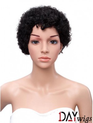 8 inch Black Lace Wigs For Black Women