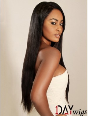 24 inch Black Lace Front Wigs For Black Women