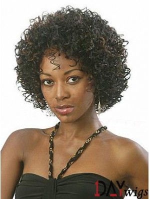 New 10 inch Chin Length Kinky Wigs For Black Women
