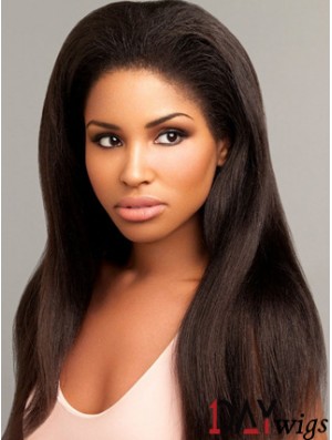 African Real Hair Wigs UK With Lace Front Yaki Style