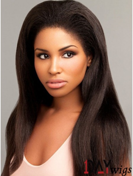 African Real Hair Wigs UK With Lace Front Yaki Style