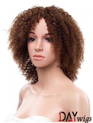 Short African American Hairstyles Remy Real Lace Front Brown Color