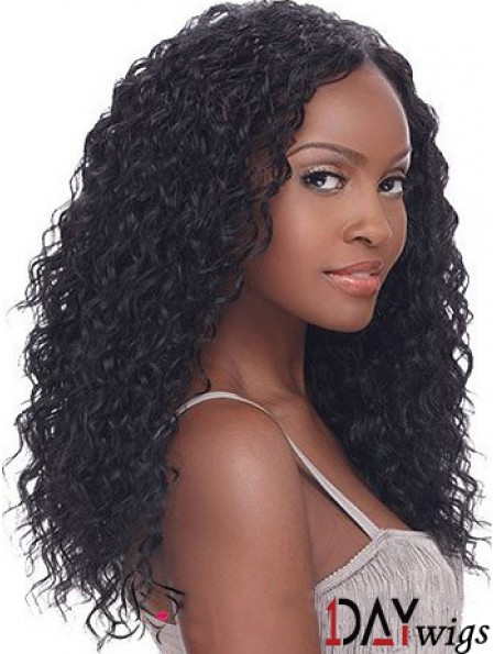 Flexibility 18 inch Long Kinky Wigs For Black Women