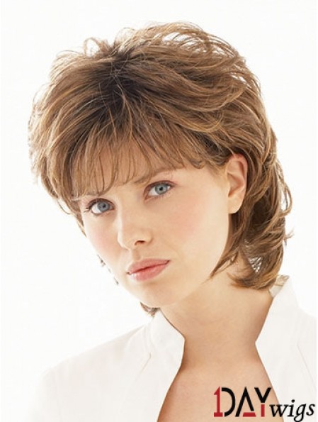 Wavy Brown Good Short Classic Wigs