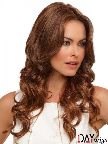 Wavy Without Bangs Long Auburn Fabulous Lace Front Wigs