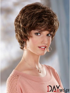 Wavy Brown Online Short Classic Wigs