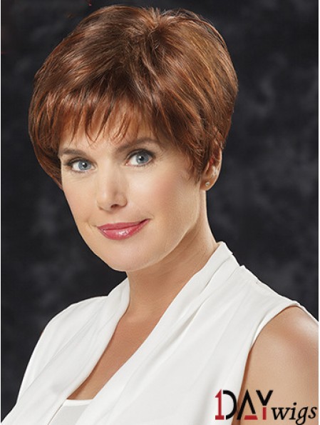 Straight With Bangs 6 inch Fabulous Short Wigs