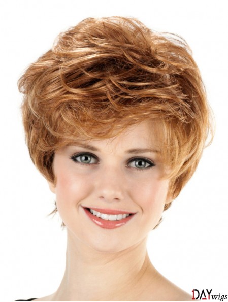 Short Classical Wavy 8 inch Capless Wigs