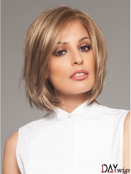 Chin Length Blonde Gorgeous 10 inch Straight Bob Wigs