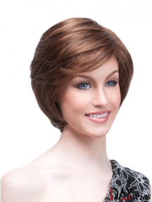 8 inch Sassy Auburn Bobs Monofilament Wigs