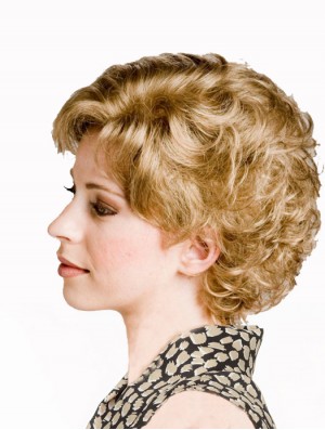 Curly Blonde Sassy Short Classic Wigs
