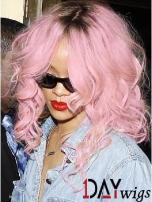 Ombre/2 Tone Wavy Without Bangs 100% Hand-tied 16 inch Great  Wigs