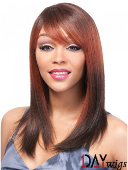 16 inch Ombre/2 Tone Lace Front Wigs For Black Women