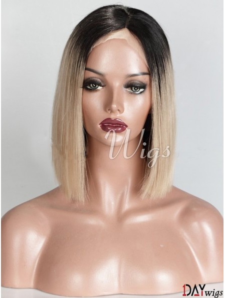 Chin Length Ombre/2 Tone Straight Bobs Incredible African American Wigs