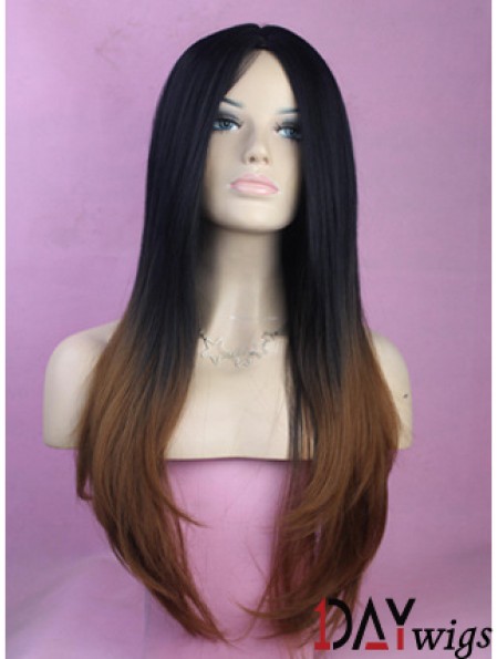 Incredible 26 inch Long Straight Wigs For Black Women