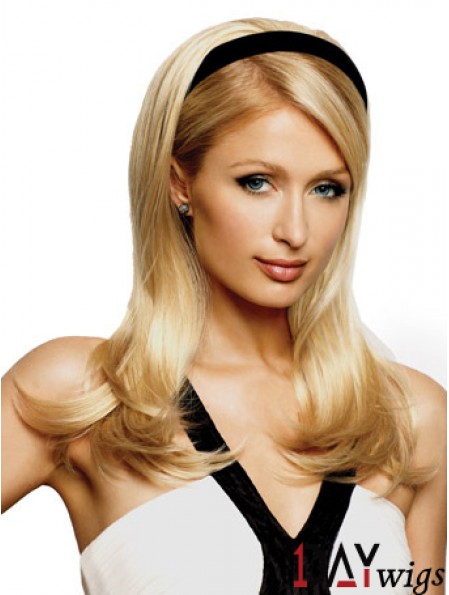 Great Blonde Synthetic Straight Hair Falls