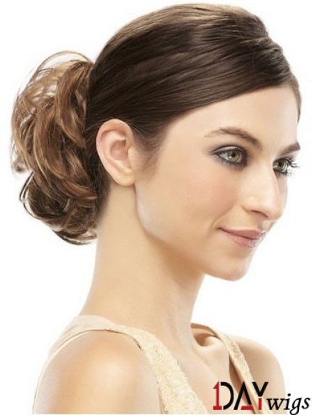 Brown Bun Hair Wrap