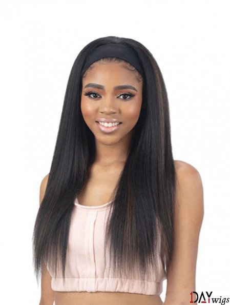 Affordable Fashion Straight Synthetic Fullcap Headband Wig