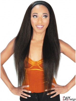 Classic Straight Synthetic Velvet Headband Wig