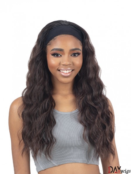 Natural Wave Wig Synthetic Fullcap Headband Wig