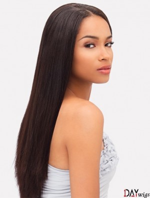 Long Auburn Yaki Without Bangs Cheap African American Wigs