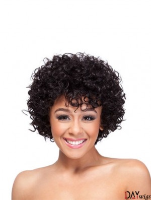 19 inch Classic Capless Synthetic Curly Wigs For African American Women